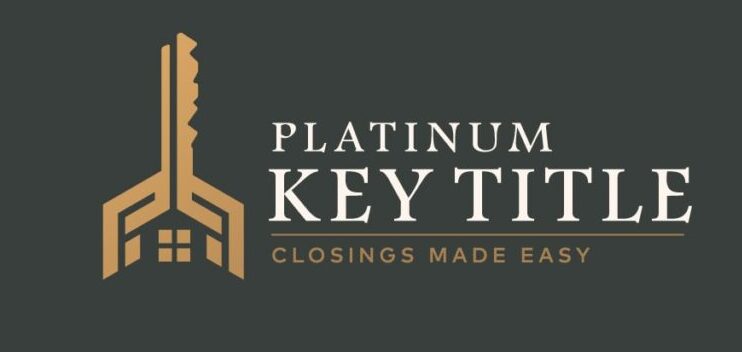 platinum key title logo with dark background